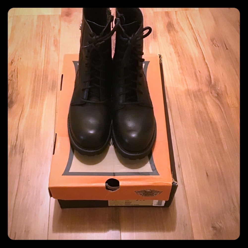 Harley Davidson Laced Up Boots